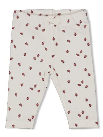Feetje Feetje - legging wit ladybug