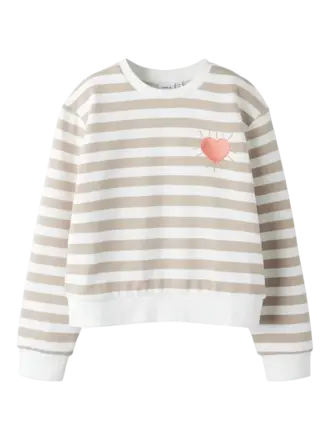 Name It Name it - Sweater stripe hearts emb