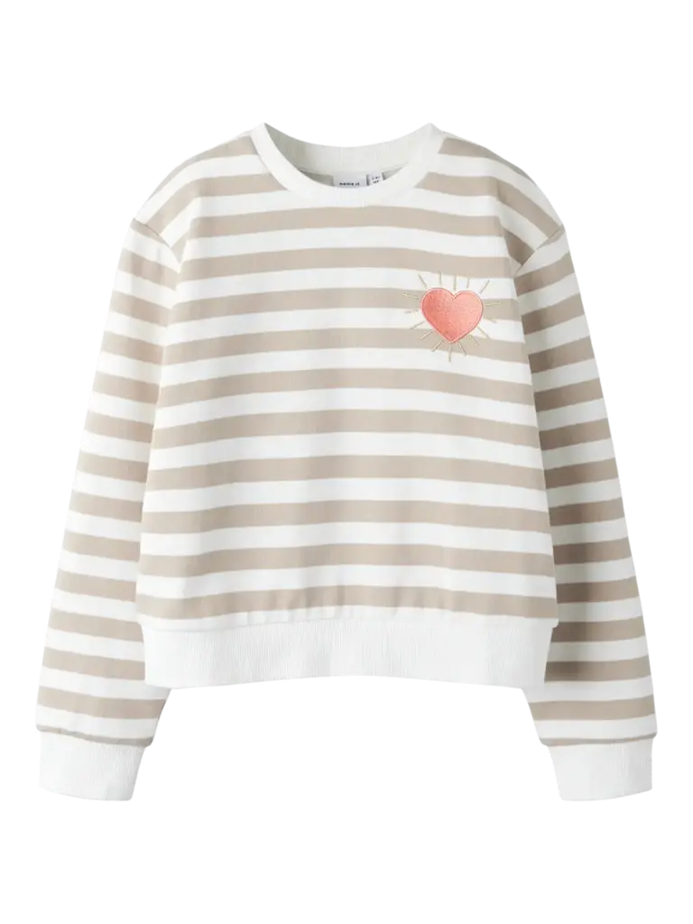 Name It Name it - Sweater stripe hearts emb