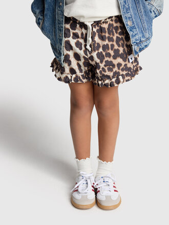 Alix the label alix mini - animal short with ruffles