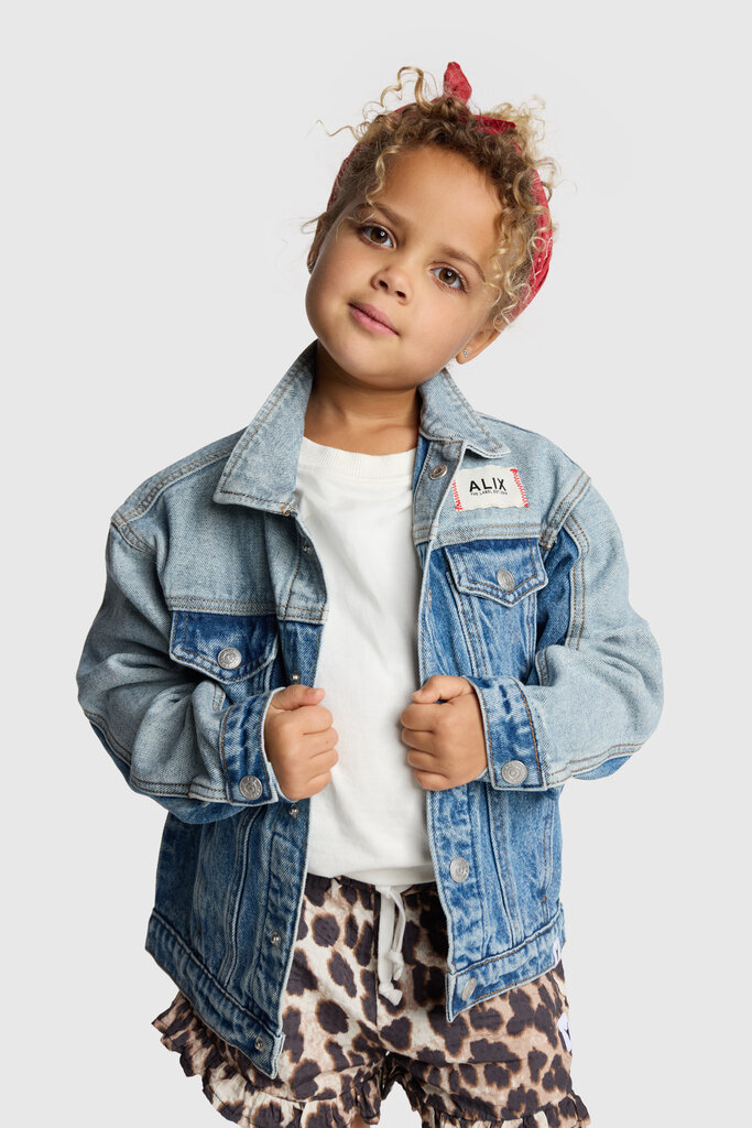 Alix the label alix mini - animal short with ruffles