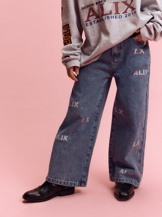 Alix the label Alix mini - wide leg denim pants