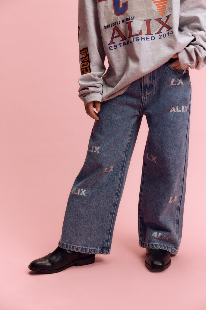 Alix the label Alix mini - wide leg denim pants