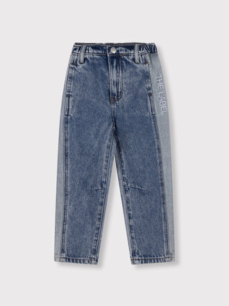 Alix the label Alix mini - colour block denim pants