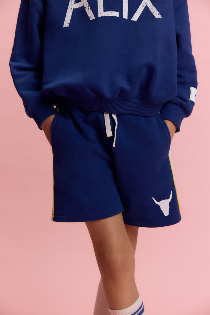 Alix the label Alix mini - sweat short royal  blue
