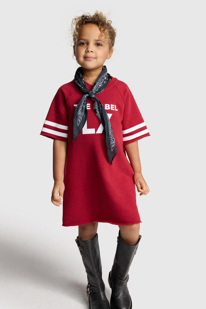 Alix the label alix mini - sporty sweat dress cerise