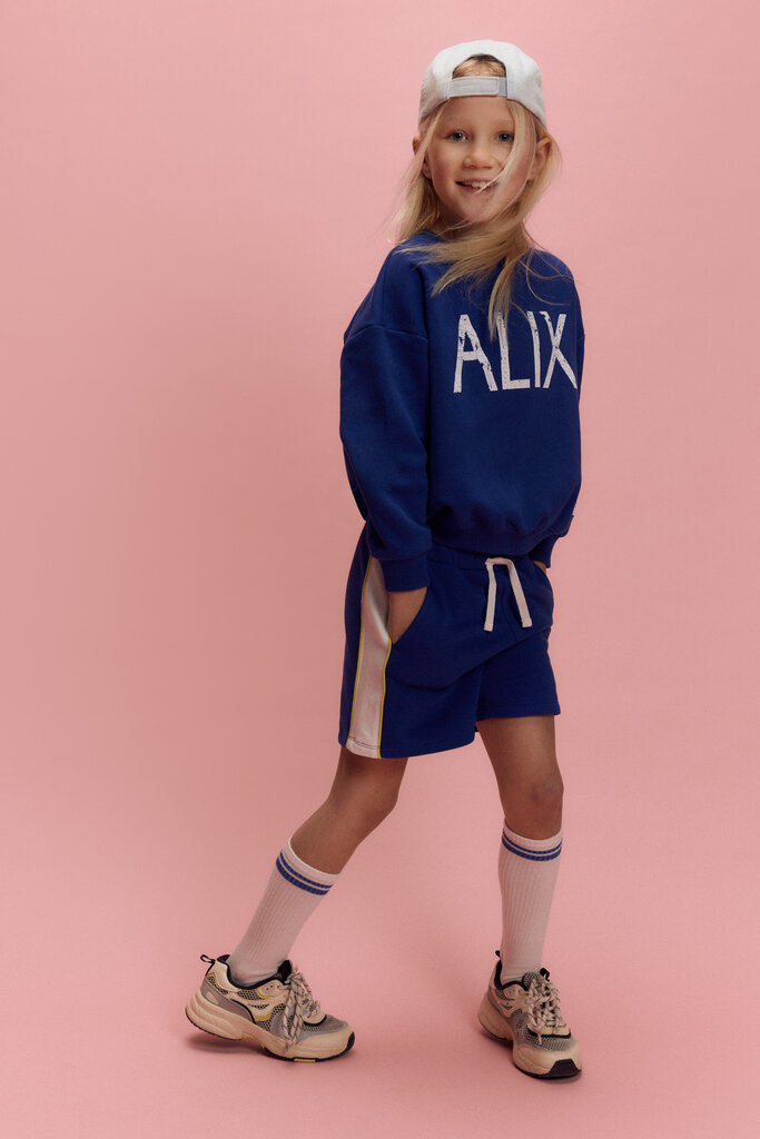 Alix the label alix mini - on tour sweater blue