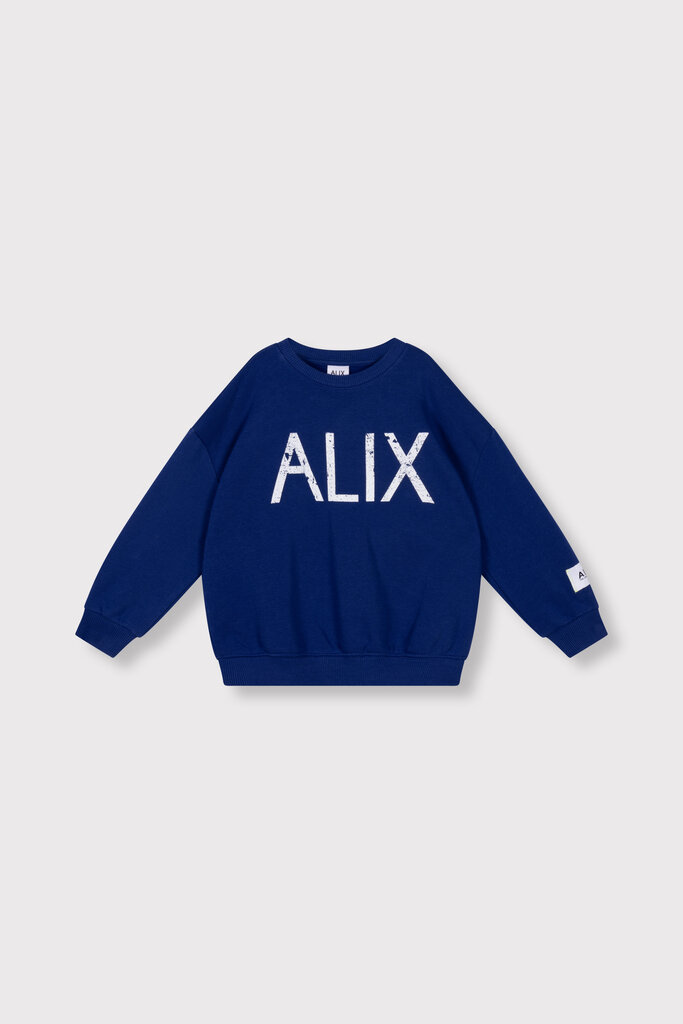 Alix the label alix mini - on tour sweater blue