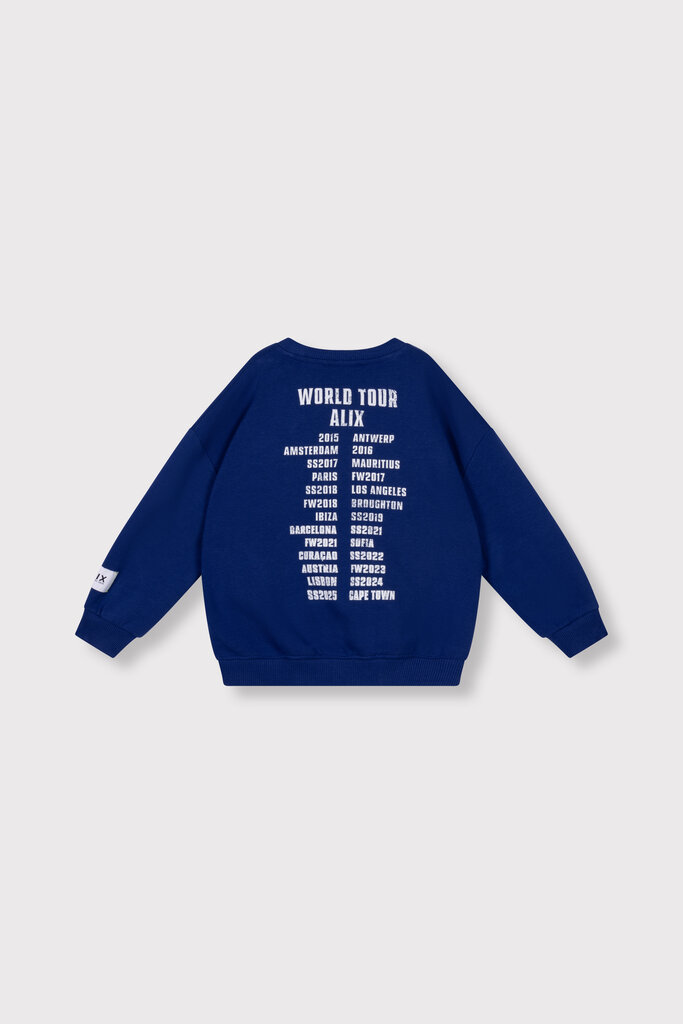 Alix the label alix mini - on tour sweater blue