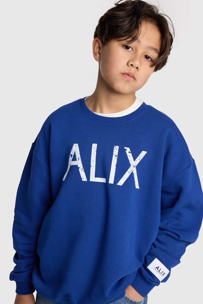 Alix the label alix mini - on tour sweater blue