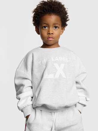 Alix the label alix mini - sporty sweater light grey