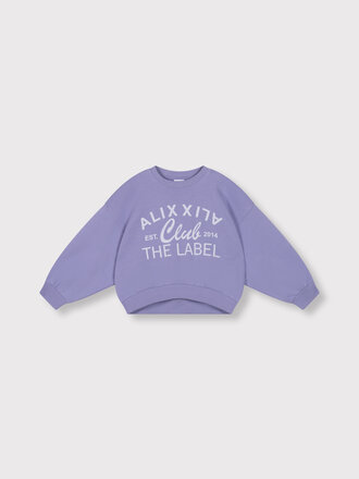 Alix the label alix mini - alix club sweater lilac