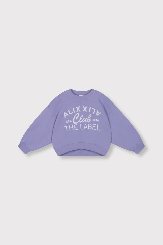 Alix the label alix mini - alix club sweater lilac