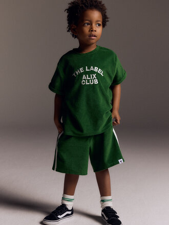 Alix the label Alix mini - terry short green