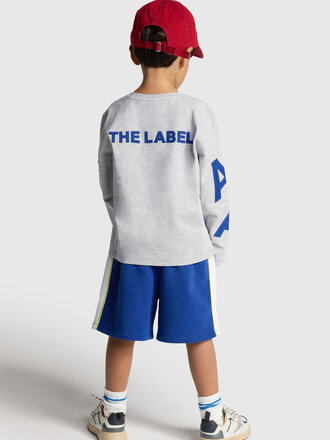 Alix the label alix mini - patch long sleeve grey