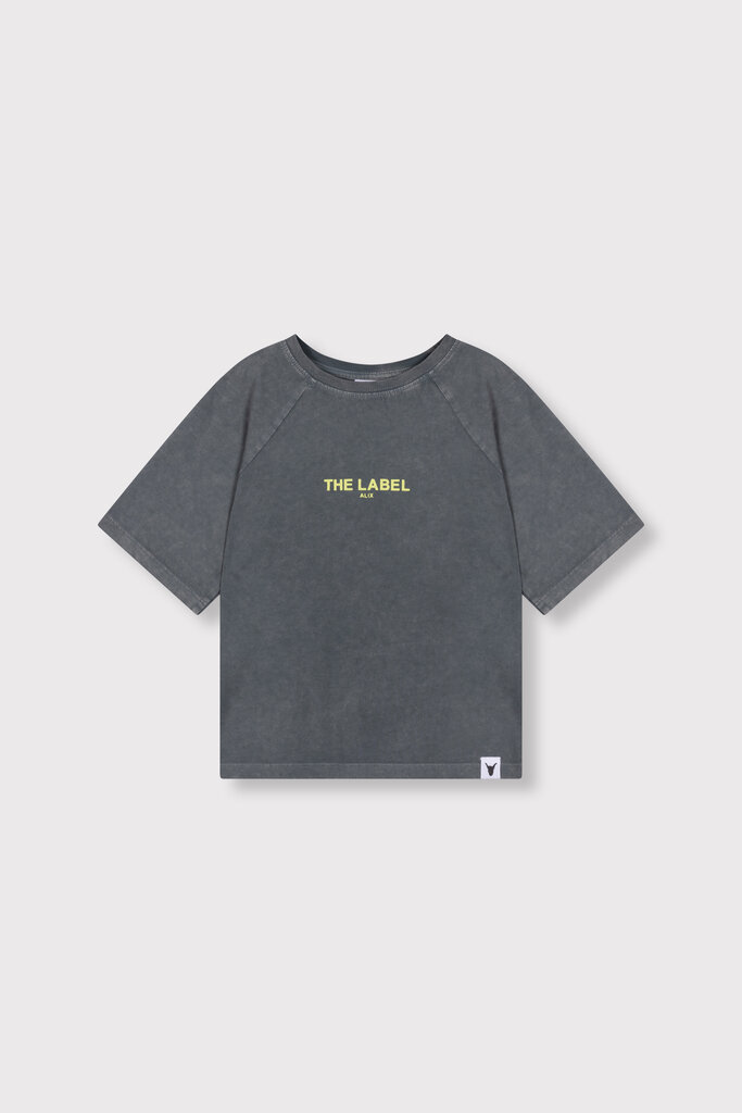 Alix the label Alix mini - raglan logo t-shirt light grey