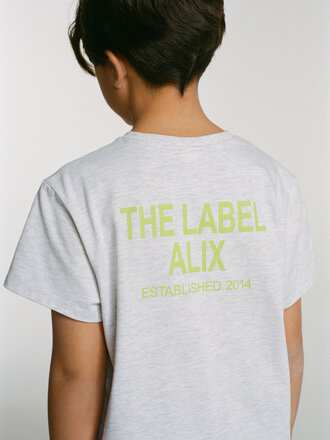 Alix the label Alix mini - tekst print t-shirt