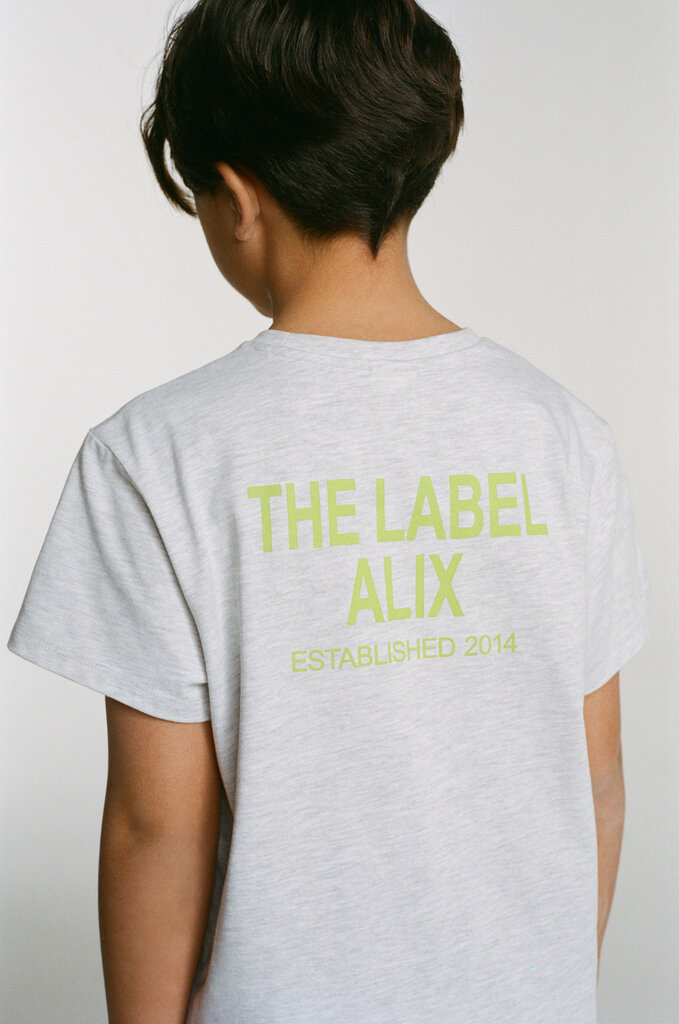 Alix the label Alix mini - tekst print t-shirt