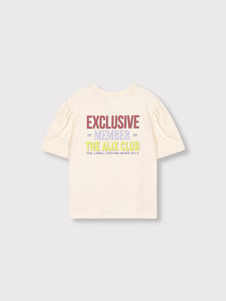 Alix the label Alix mini - tekst print t-shirt