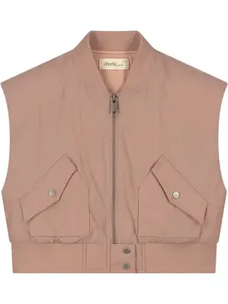 charlie petite Charlie petite -Pearl Gilet old pink