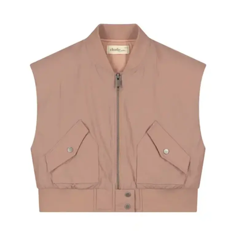 charlie petite Charlie petite -Pearl Gilet old pink