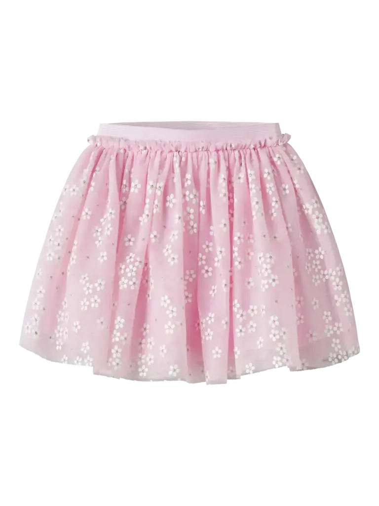 Name It Name it - Tulle flower skirt kids pink