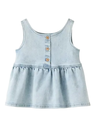 Lil' Atelier Lil atelier - Dnm Top Light Blue Denim