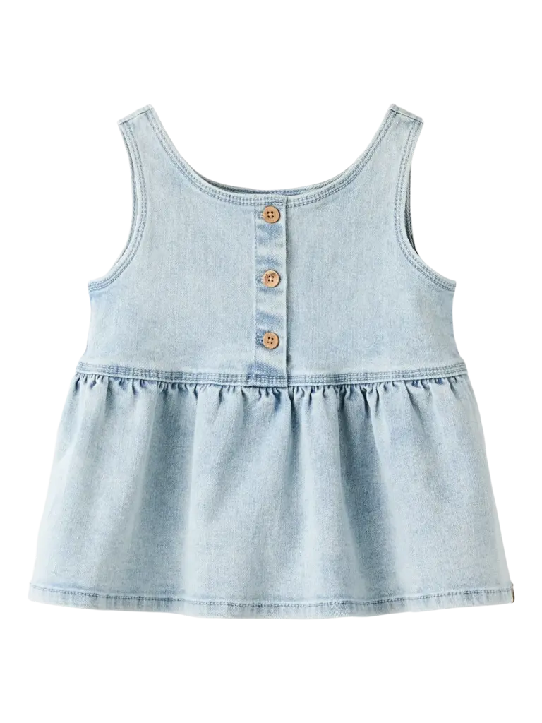 Lil' Atelier Lil atelier - Dnm Top Light Blue Denim