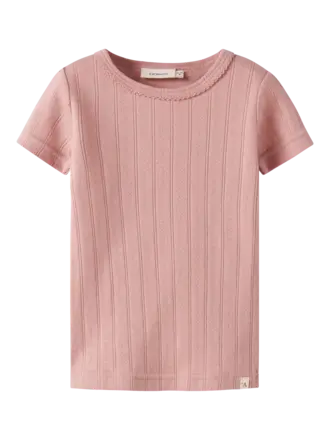 Lil' Atelier Lil atelier - Falina slim top Misty Rose