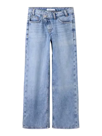 Name It Name it - Rose wide jeans medium blue dnm