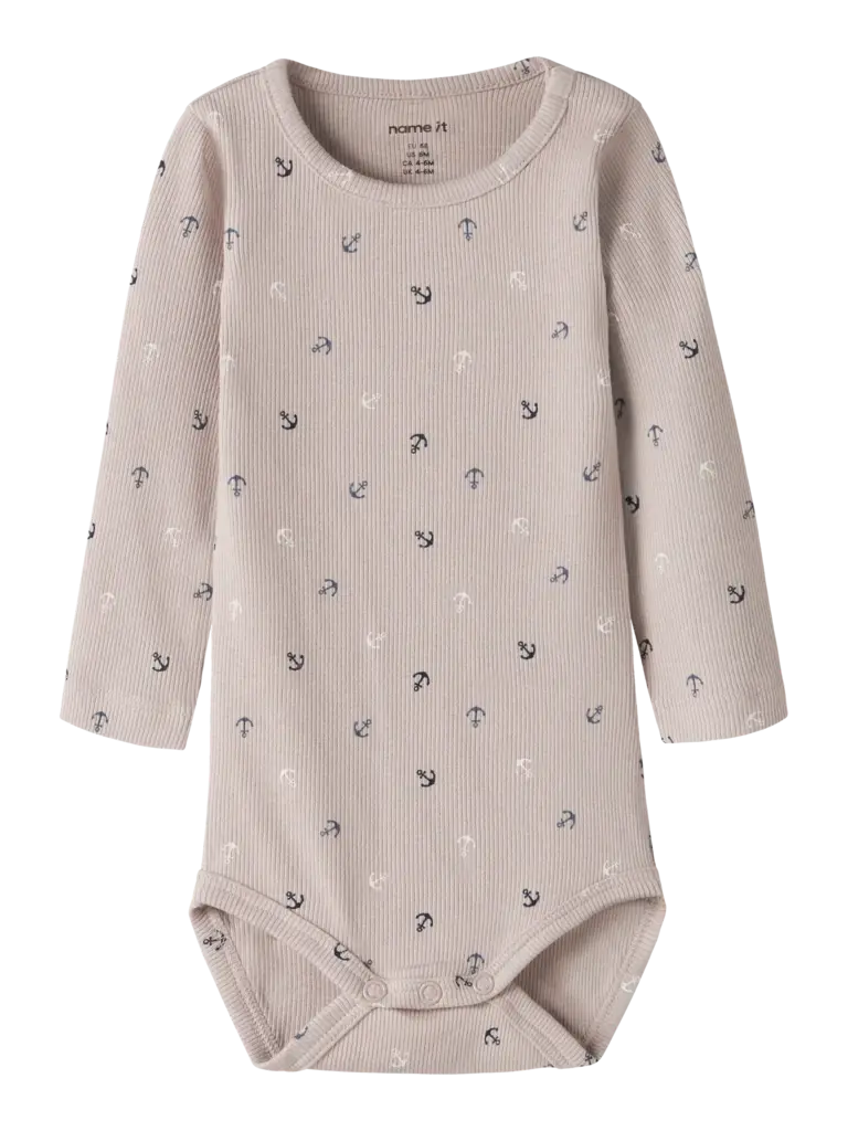 Name It Name it - romper anker gray