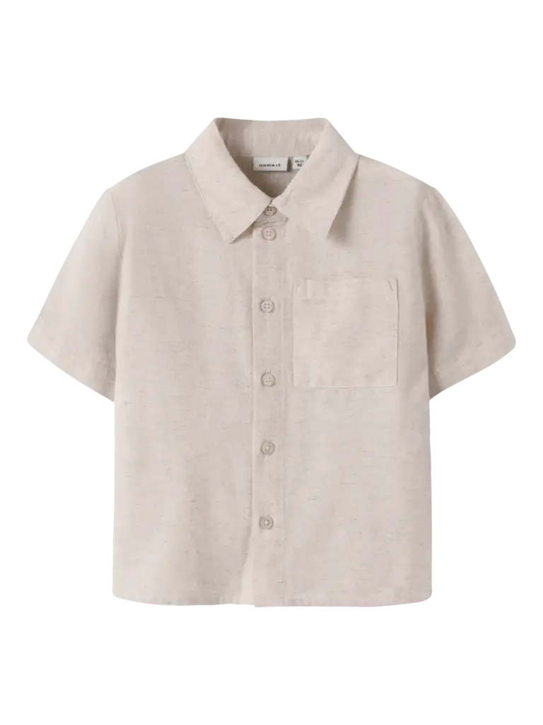 Name It Name it -FAHER SS SHIRT peyote melange