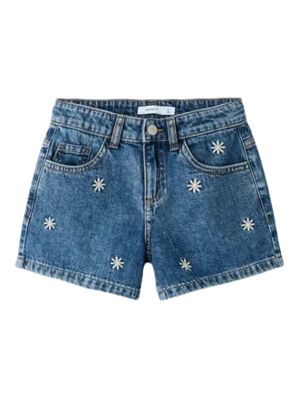 Name It Name it - Bella Denim daisy Shorts