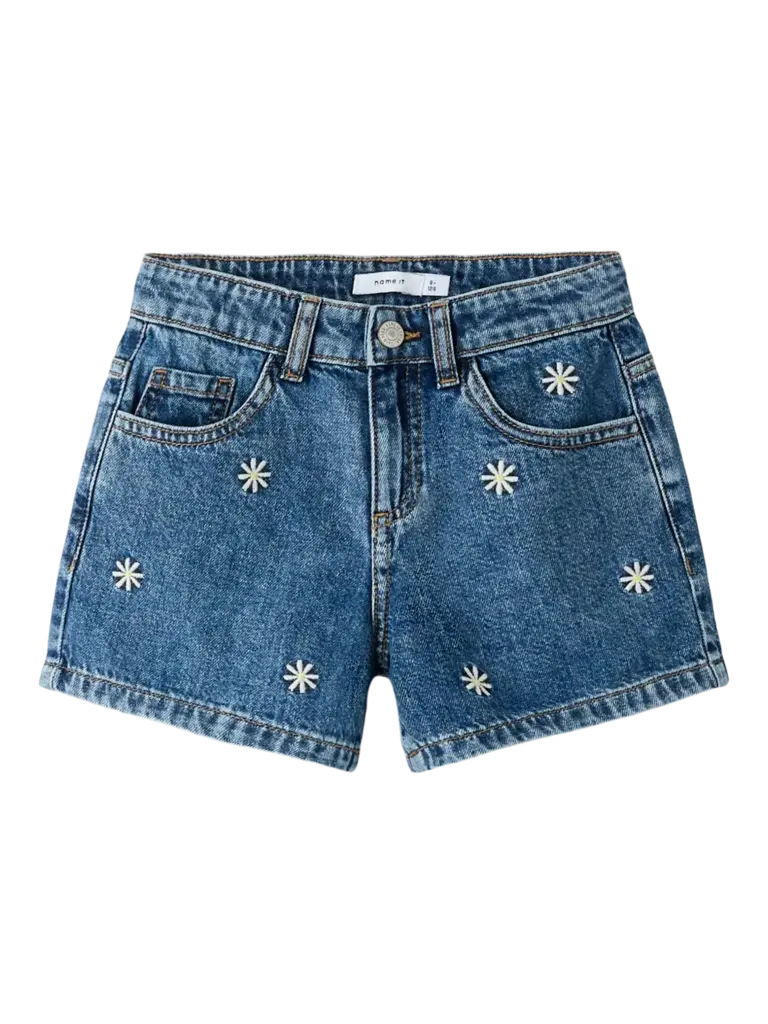 Name It Name it - Bella Denim daisy Shorts