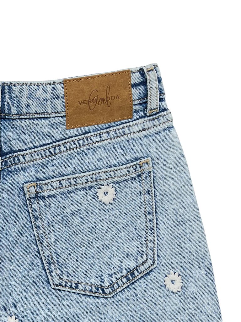 Vero moda girl vero moda - tess short flower/deni