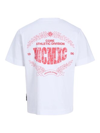 jack&jones jack & jones - breeze t-shirt back print bright white