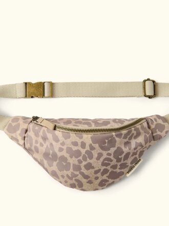 studio noos Studio Noos - Beige Leopard Puffy Mini Fanny Pack