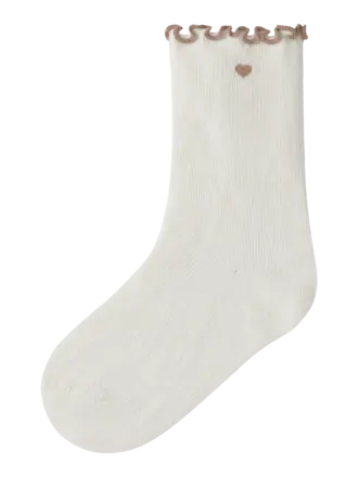 Lil' Atelier Lil atelier -Sock Coconut Milk OXFORD TAN