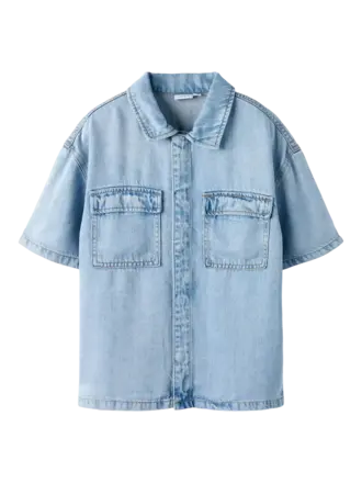 Name It Name it -  JOY DNM BOXY 1/2 SHIRT