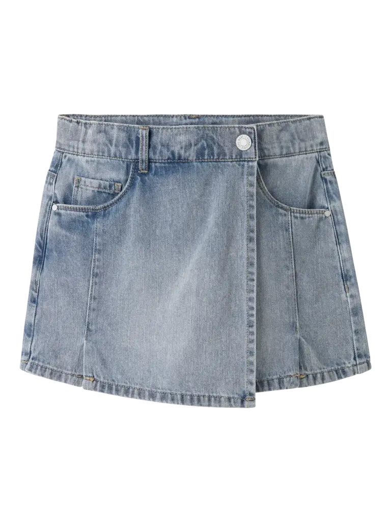 Name It name it - Falma skort medium blue denim