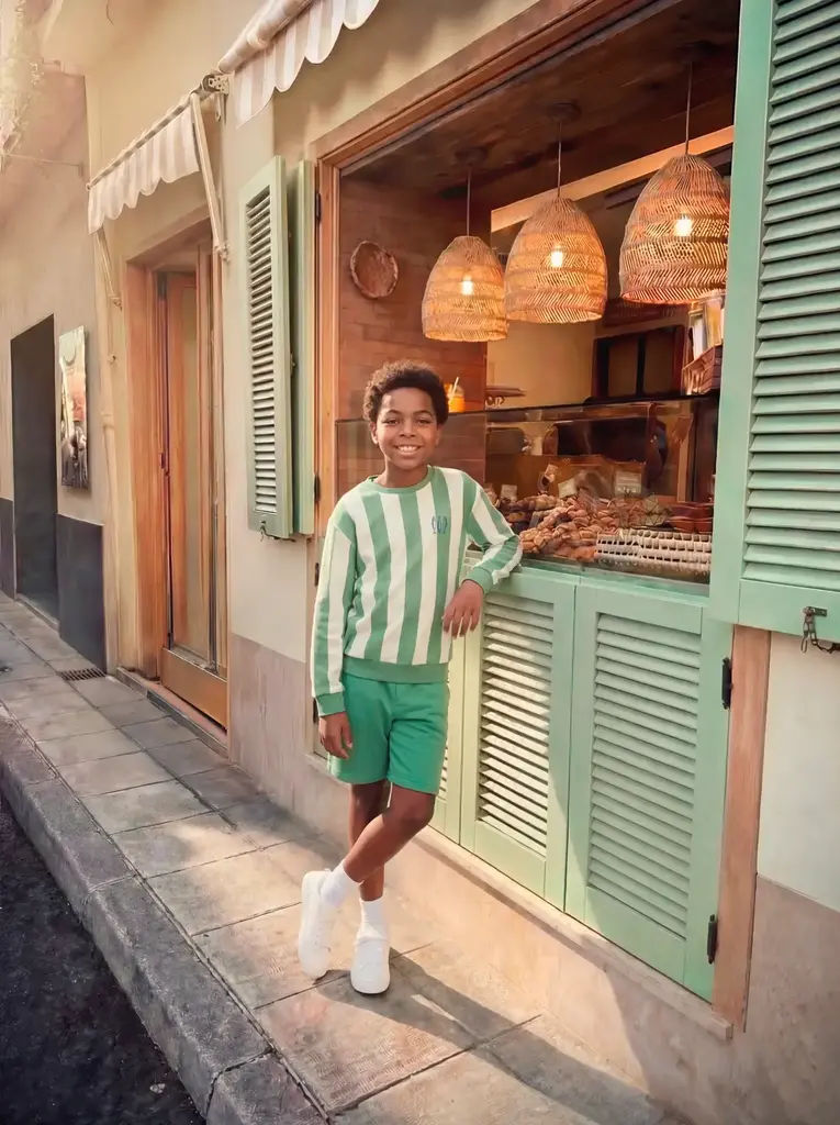 Name It Name it - Stripe sweater Jelly Bean