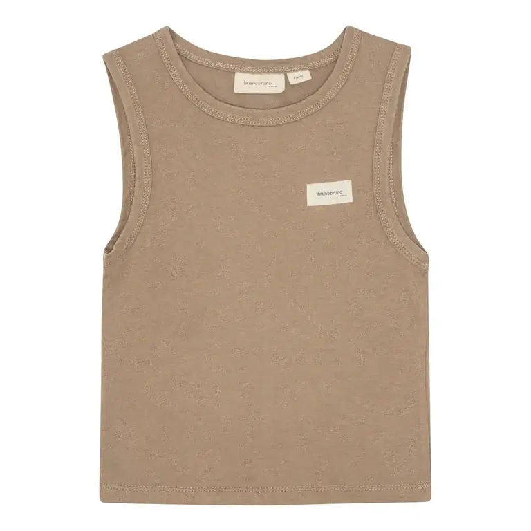 brunobruno Brunobruno - Elliot tank top walnut brown