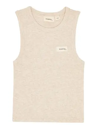 brunobruno Brunobruno - Elliot tank top white melange