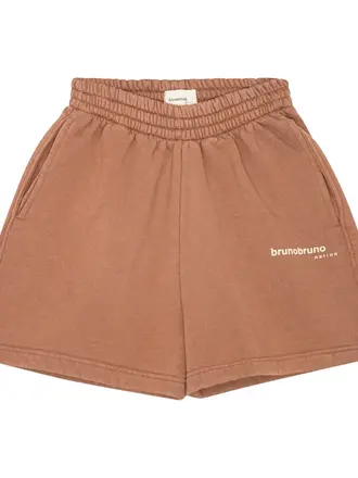 brunobruno Brunobruno - Theo sweatshort clove bordeaux