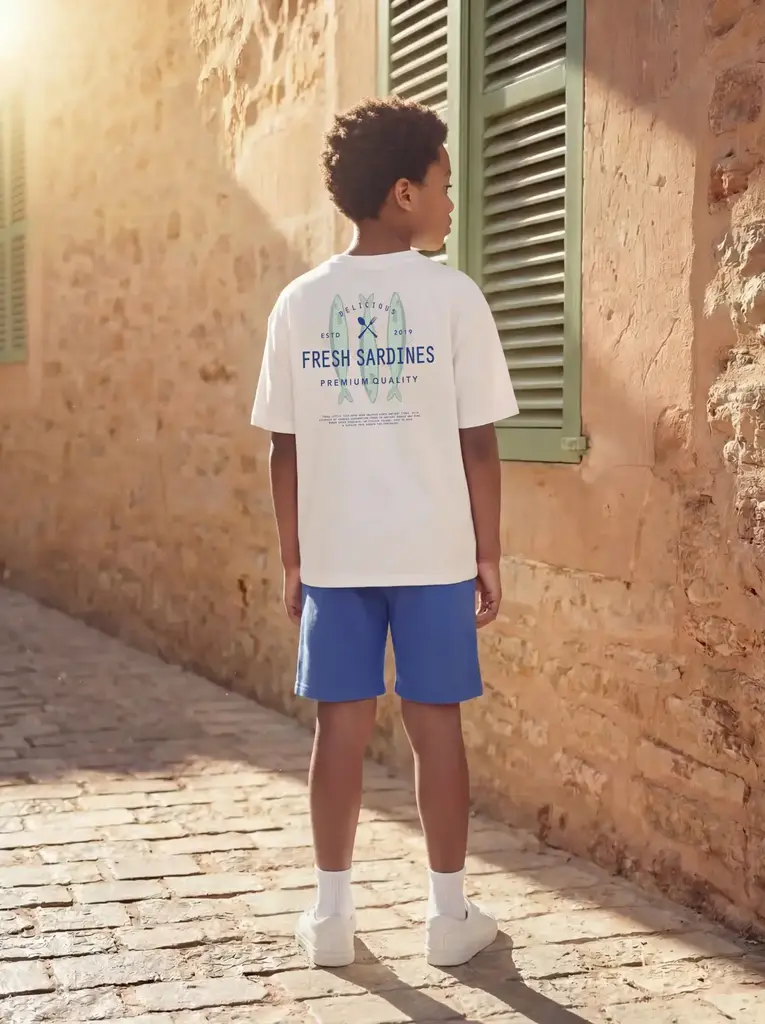 Name It Name it -  T-Shirt sardines white