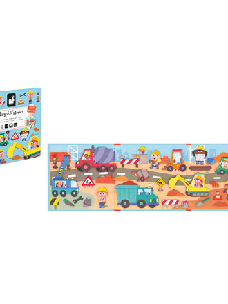 Janod Janod - magneti stories Bouwterrein