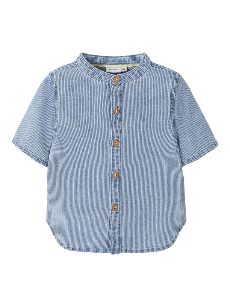 Name It Name it - Hans strip blouse light bleu denim