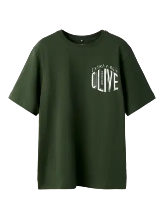 Name It Name it - T-shirt Olive Black Forest