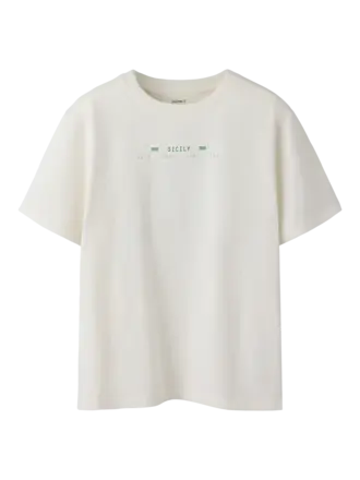 Name It Name it - T-shirt Cloud dancer Palm tree