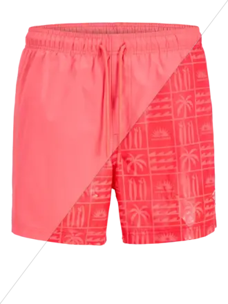 jack&jones Jack & Jones - Splash magic swim shorts coral